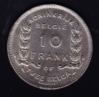 BELGIUM MORIN CAT N° 381b ALMOST UNCIRCULATED. (B25) - 10 Frank & 2 Belgas