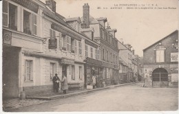 76 - AUFFAY - Hôtel De L'Aigle D'Or Et Rue Des Halles - Auffay