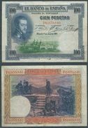 ESPAGNE SPANIEN SPAIN ESPAÑA 1925 1 DE JULIO FELIPE II 100 PTAS - 100 Pesetas