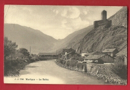 FIW-01  Martigny, La Bâtiaz Et La Tour, La Dranse  Léger Pli Sup. Gauche Cachet 1912 - Martigny