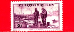 Nuovo - Saint-Pierre E Miquelon - 1938 - Cani Slitta - Team Of Dogs - 30 - Unused Stamps