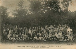 95 MONTSOULT   Colonie De Vacances A La Villa Bhétanie  Groupe De Septembre 1907  Voyagée - Montsoult