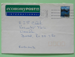 New Zealand 1998 Cover Wellington To England - Doubtful Sound - Lettres & Documents