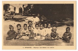 CPA - Maymyo (Birmanie) - Les Bébés à La Crèche - Myanmar (Burma)