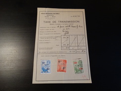 Timbres Fiscaux Sur Taxe De Transmission(Raeren).-1932- - Documents