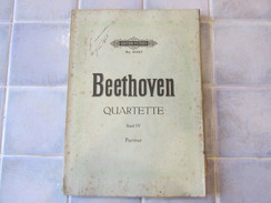 Beethoven Quartette Band 4 Partitur - A-C