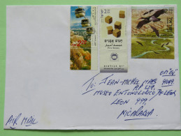 Israel 2011 Cover To Nicaragua - Suspended Train - Birds Stork - Five Stones Game - Brieven En Documenten