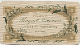 MUGUET TRIANON . GELLE FRERES + CALENDRIER 1912 - Antiquariat (bis 1960)