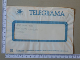 PORTUGAL    - TELEGRAMA - CTT   - 2 SCANS - (Nº16893) - Ungebraucht