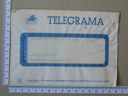 PORTUGAL    - TELEGRAMA - CTT   - 2 SCANS - (Nº16894) - Ongebruikt