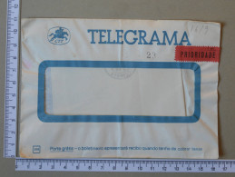 PORTUGAL    - TELEGRAMA - CTT   - 2 SCANS - (Nº16895) - Ongebruikt