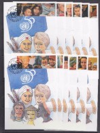 United Nations Vienna 1995 50Y Uno 12 Maxicards (33617) - Cartes-maximum