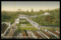 SÃO TOMÉ E PRÍNCIPE - Roça Queluz - Vista Geral Das Instalações Da Sede (Ed. Auspicio Menezes Nº T 798) Carte Postale - Sao Tome And Principe