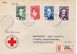 Carta De Finlandia De 1948  Red Cross - Storia Postale