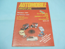 Magazine AUTOMOBILE MINIATURE N°2 Avril 1984 - Littérature & DVD