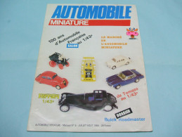 Magazine AUTOMOBILE MINIATURE N°5 Juillet Août 1984 - Literature & DVD