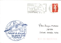FRANCE - Enveloppe Voyagée En Poste Navale - Détaillons Collection - A Voir - Lot N° 20475 - Poste Navale