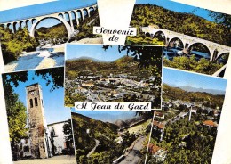 CPSM 30 SOUVENIR DE ST JEAN DU GARD MULTI VUES  Grand Format 15 X 10,5 - Saint-Jean-du-Gard