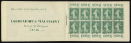 Neuf Sans Charnière N° 188A, 10c Minéraline, Carnet De 10 Timbres, Superbe - Autres & Non Classés