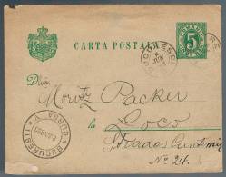 Romania, 1893, Carta Postala - Lettres & Documents