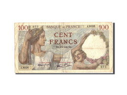 Billet, France, 100 Francs, 100 F 1939-1942 ''Sully'', 1940, 1940-04-04, TB+ - 100 F 1939-1942 ''Sully''