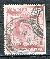 UK Edward VII 1902 N. 118 - 2,5 Scellini Violetto PERFIN Usato Cat. € 90 - Sin Clasificación