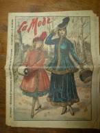 1916  LA MODE  Avec Son Dessin De Broderie Décalquable Au Fer Chaud  (napperon, Taie,etc); Cuisine De Guerre - Patterns