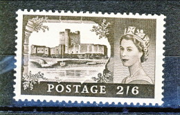 GB 1955 Elisabetta II Castelli E Effige. N. 283 - 2,5 Scellini Carrickfergus MNH GO Catalogo € 15 - Other & Unclassified