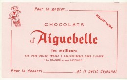 BUVARD NEUF SUPERBE  THEME CHOCOLAT  AIGUEBELLE - Cocoa & Chocolat