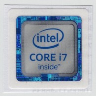 INTEL Computer Processor I7 - Seal Of Original / Self Adhesive Label - 2015 - Hologram Holography - Autres & Non Classés