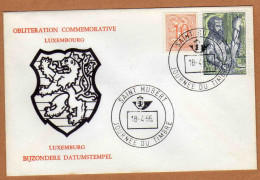 Enveloppe Cover Brief 850 1281 Oblitération Commémorative Luxembourg Saint Hubert - Sonstige & Ohne Zuordnung