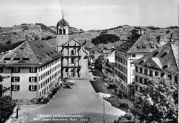 TROGEN → Oldtimer Auf Dem Landsgemeindeplatz Gegen Rehetobel-Wald Gesehen Anno 1961 - Rehetobel