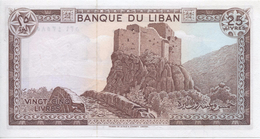 Billet De 25 Livres Du Liban, Très Bon état - Liban