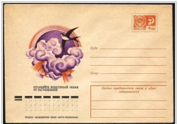 URSS - Intero, Stationery, Entier. Rondine, Swallow, Avaler - Hirondelles