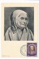 VATICAN - Série Commémorative Du Concile De Trente - Sainte Angèle MERICI - 1950 - Cartoline Maximum