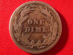 Etats-Unis - USA - One Dime 1910 3476 - 1892-1916: Barber