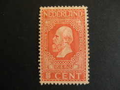 Nederland Jubileum Zegel 1913  NVPH 92 - Unused Stamps