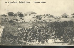 Carte N° 43. Vue: 69. Albertville (Katanga)   Obl: Basako 01/02/1921  Pour Liège - Entiers Postaux