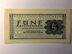 Deutsche Wehrmacht 5 Reichsmark 1944 - Collections