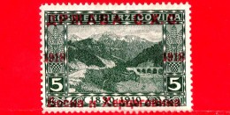 Nuovo - SERBIA - CROAZIA - SLOVENIA - 1918 - Emissione Per La Bosnia-Erzegovina - Narenta Pass And Prenj River - 5 - Ongebruikt