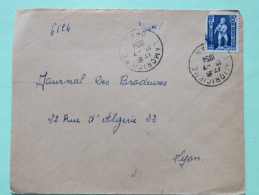 Algeria 1954 Cover Lamoriciere Oran To Lyon France - Child With Eagle - Covers & Documents