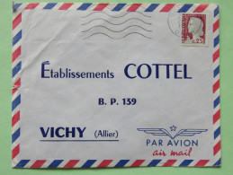 Algeria 1961 Cover Oran To Vichy France - French Stamps Marianne - Lettres & Documents