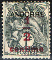 ANDORRA FRANCESE - 1931 - FRANCOBOLLO PER GIORNALI - SOVRASTAMPA IN ROSSO - NUOVO WITHOUT GUM - Sonstige & Ohne Zuordnung