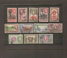 BRITISH HONDURAS 1938 SET SG 150/161 FINE USED Cat £120 - Honduras Britannico (...-1970)