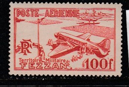 FEZZAN PA N° 4 100F ROUGE NEUF SANS CHARNIERE - Neufs