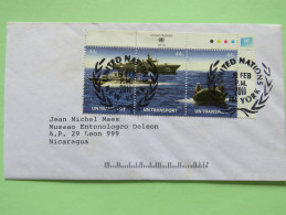 United Nations (New York) 2011 Cover To Nicaragua - Transport - Ships - Storia Postale