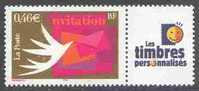 France Personnalisé N° 3479 A ** Invitation 2002 - Logo Les Timbres Personnalisés - Unused Stamps