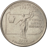 Monnaie, États-Unis, Quarter, 1999, U.S. Mint, Philadelphie, TTB+ - 1999-2009: State Quarters