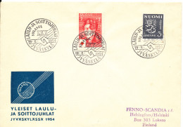 Fiinland Cover With Special Postmark Jyväskylässä 19-6-1954 - Storia Postale