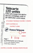 F647  ROLAND GARROS 96 120 U  SC7  DN C + 8 N° ROUGES SUR 2EME LIGNE    05 / 96  UTILISÉE - Variétés